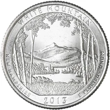 2013 P Parks Quarter ATB White Mountain National Forest BU CN-Clad