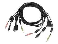 Avocent 10-feet KVM Cable with Audio - Black - Single Display - DVI-I - CBL0119