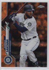 2020 Topps Chrome Sapphire Edition Orange 23/25 Domingo Santana #199 11pj