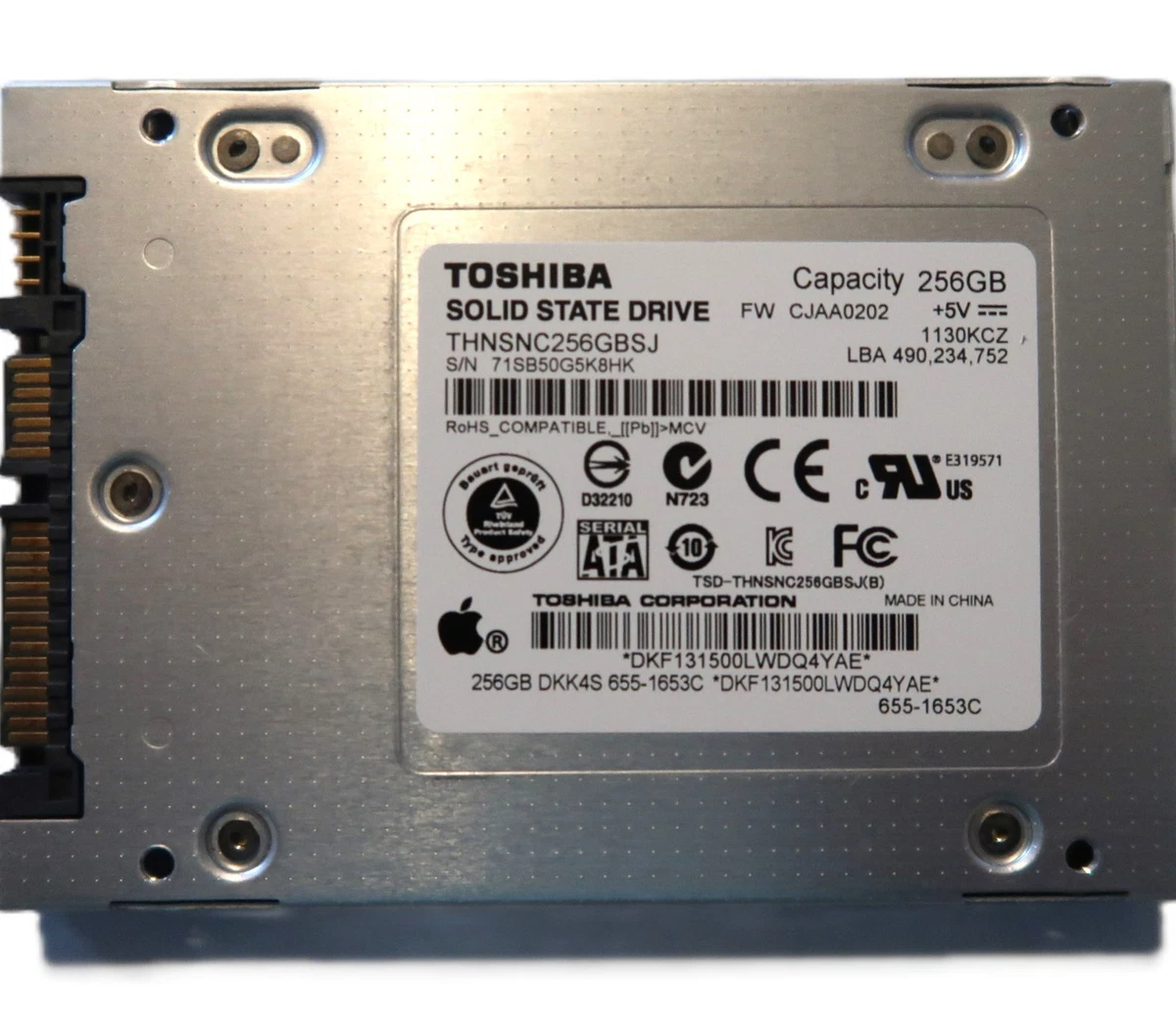 Toshiba 256 GB Internal Hard Disk Drives for sale | eBay