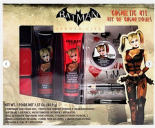 Harley Quinn Batman Arkham City Cosplay Makeup Kit Hair Color Tattoos Cosmetic