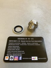 Sierra Cosworth 4x4/2wd Stainless Steel Rear Diff Fill Plug/sealing Washer Kit