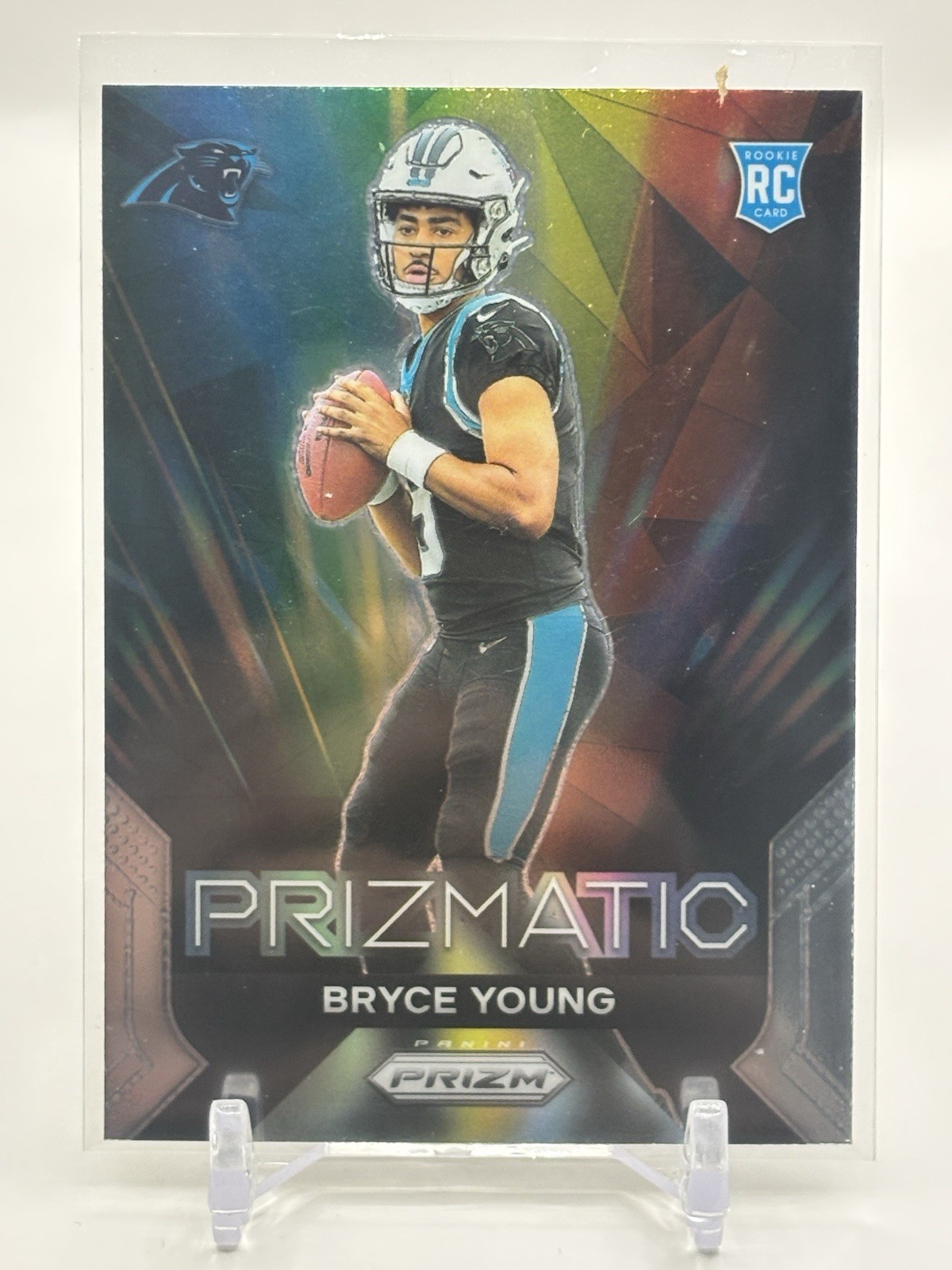 Bryce Young 2023 Panini Prizm #4 Prizmatic Carolina Panthers