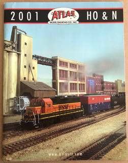 2001 Atlas HO & N Scale Model Railroad Catalog