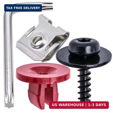 10 Sets T30 Engine Splash Shield Guard Undertray Cover Screws Bolt Nut Clip Kit