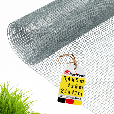 Wühlmausgitter verzinkt feinmaschig Drahtgitter Voliere Hasendraht Hochbeet