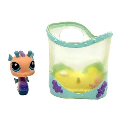2005 Hasbro Littlest Pet Shop Seahorse Portable Pets LPS #142