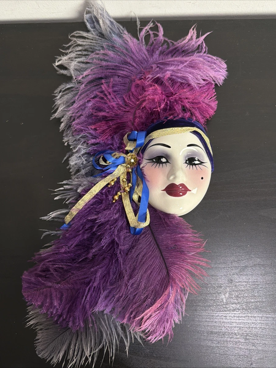 ◯ユニーク・クリエーションズ社製サイン入りレディ フェイスマスクウォールアート Unique Creations Decorative Masks for sale | eBay