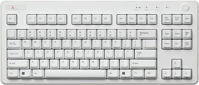 REALFORCE Topre R3 Keyboard Wireless Bluetooth 87 Keys Super White