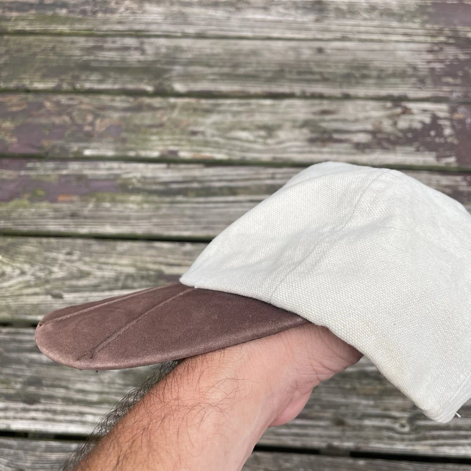 LOGOTIPO VINTAGE TIMBERLAND WEATHERGEAR BEGE COURO MARROM BICO ÁRVORE AJUSTÁVEL - Imagem 2 de 4