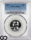 1961 Washington Quarter PROOF PCGS PR 65 ** Blast White PF!