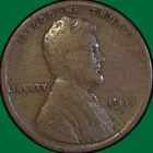 1911-D Lincoln Wheat Cent Fine F Coin #36107