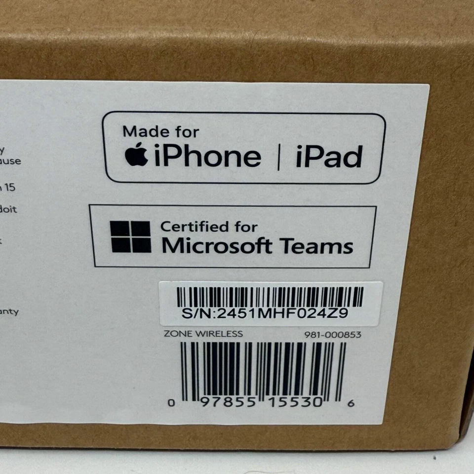 Logitech Zone Wireless Bluetooth Headset - Image 3 of 4