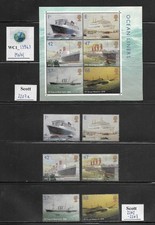 WC1_13943. ENGLAND. Beautiful 2004 SHIPS set. Scott 2202-2207 w. SS. MNH