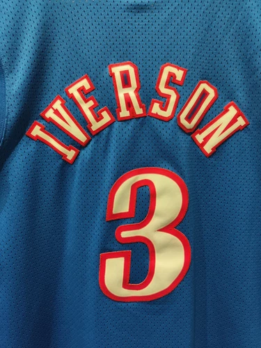Rare Vintage ALLEN IVERSON Philadelphia 76ers Nike Swingman NBA Jersey Size L - Picture 4 of 9