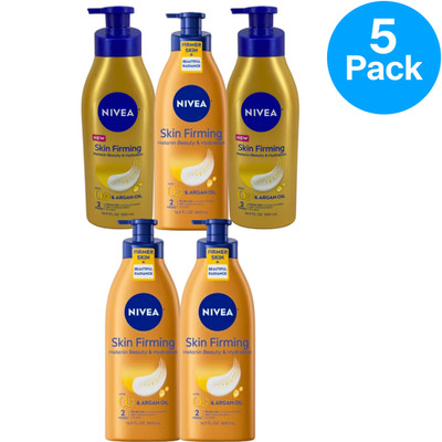 NIVEA Skin Firming Melanin Beauty & Hydration Body Lotion 16.9 fl oz 5 Pack New