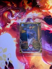 2023 Bowman Chrome Prospect BCP-44 Andres Mesa Yellow Lunar Crater Refractor /75