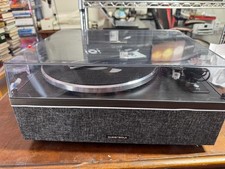 ONE-S Vinyl Record Player with Bluetooth Input/Output, All-in-One Vintage Black