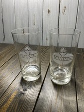 Vintage etched Standard Oil/Gas Glasses