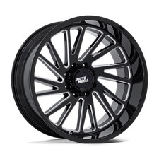 20x10 Moto Metal Wheels Mo811 Combat Gloss Black Milled Rims 4pcs