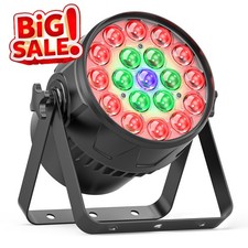 380W Zoom Par Stage Light RGBW 19LED Strobe Beam DMX512 Wash Lights Disco Show