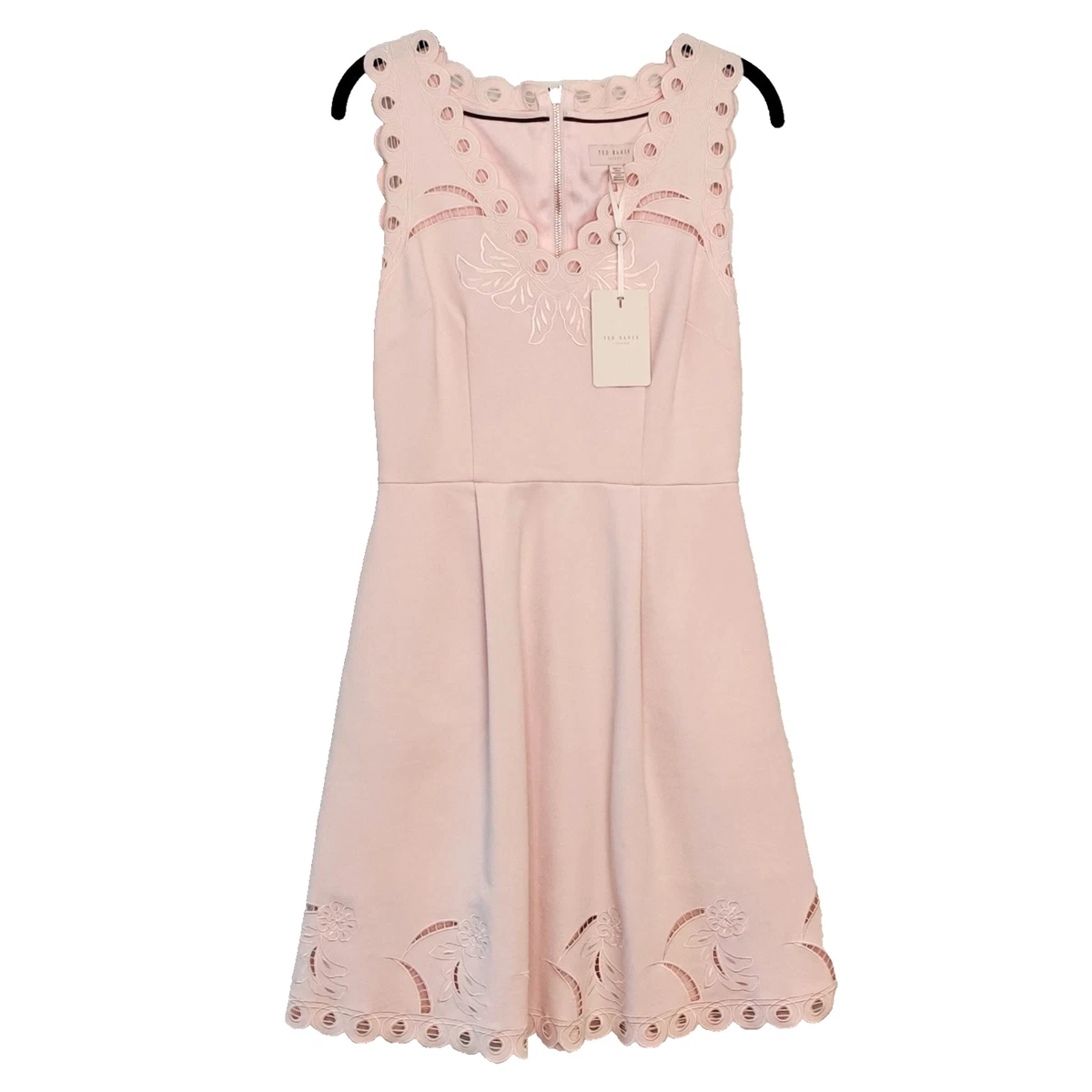 Robe Ted Baker London 'Inesia' - Taille 0 (2) - Imprimé Floral Ajusté Et évasé - Neuve Sans étiquettes