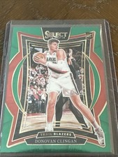 2024-25 Panini Select - Concourse Donovan Clingan #69 Green Mojo Prizm (RC)