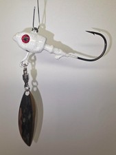 LOT OF 4 UNDER SPINS FISHING BASS MUSTAD HOOKS POWDER COAT PAINT