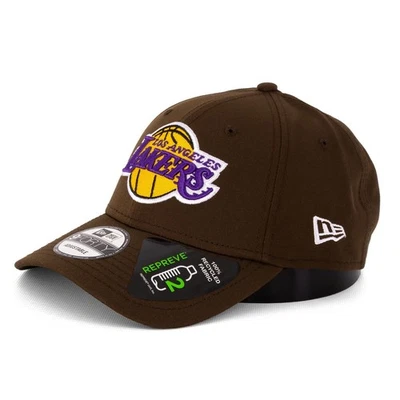 New Era Los Angeles Lakers 9FORTY Casquette Réglable Marron 97585 - Photo 1/3