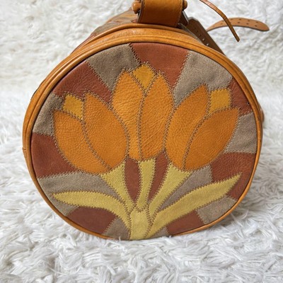 Mulberry Boston Bag Shoulder Patchwork Leather Multicolor