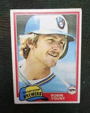 1981 Topps Robin Yount #515 Milwaukee Brewers HOF