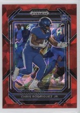 2023 Panini Prizm Draft Picks Red Ice Prizm Chris Rodriguez Jr #130 0i76