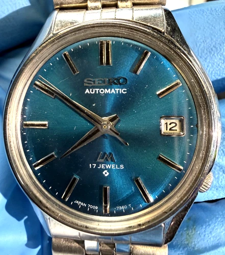 Vintage SEIKO 5 LM With 6309 Men's Watch Automatic Japan Date Only-Dial Replaced