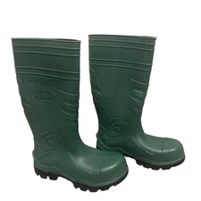 Men’s PU Work Boots Waterproof Oil Resistant EH Rated Lightweight Safety Shoes