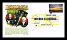 US COVER INDIANA STATEHOOD BICENTENNIAL FDC PICTORIAL CANCEL PANDA CACHET