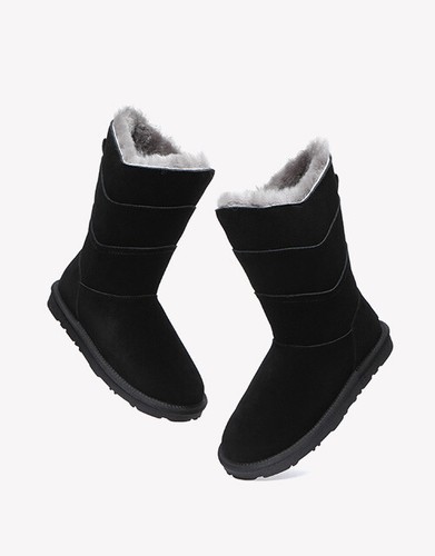EVERAU® UGG Boots Women Premium Australian Sheepskin Wool Tall Swanston 3 Panel - Picture 13 of 30