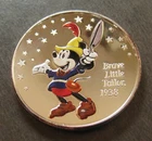 2003 Mickey's Brave Little Tailor (1938)  -  Colorized 1 oz  .999 Silver Round