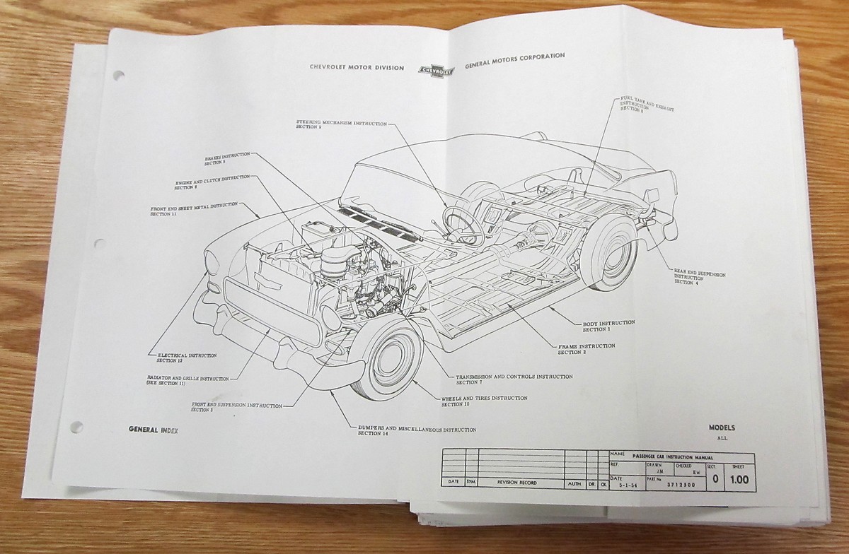 1955 Chevy Factory Assembly Manual - Woody's Hot Rodz 1955 Chevy Factory Assembly Manual - Woody's Hot Rodz