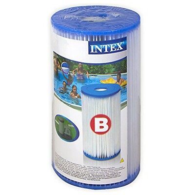 Intex 29005E Swimming Pool Type B Replacement Cartridge Filter - Choose Quantity
