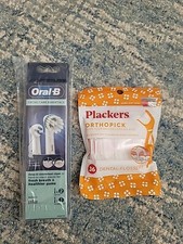 ORAL-B BRUSH HEADS' KIT FOR BREACES Plus Plackers Orthopick, One Pack