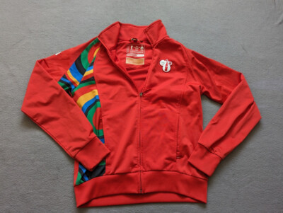 Coca Cola Great Britain Olympic Team Full Zip Red Jacket Size S