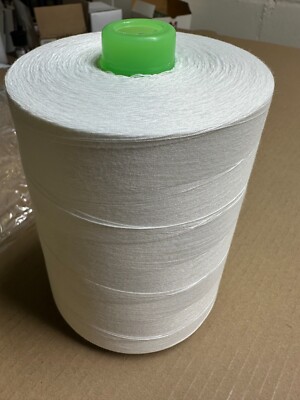 Tex-60 100% Spun Poly 18,000yrd Spool White (30)30/3Sewing Thread