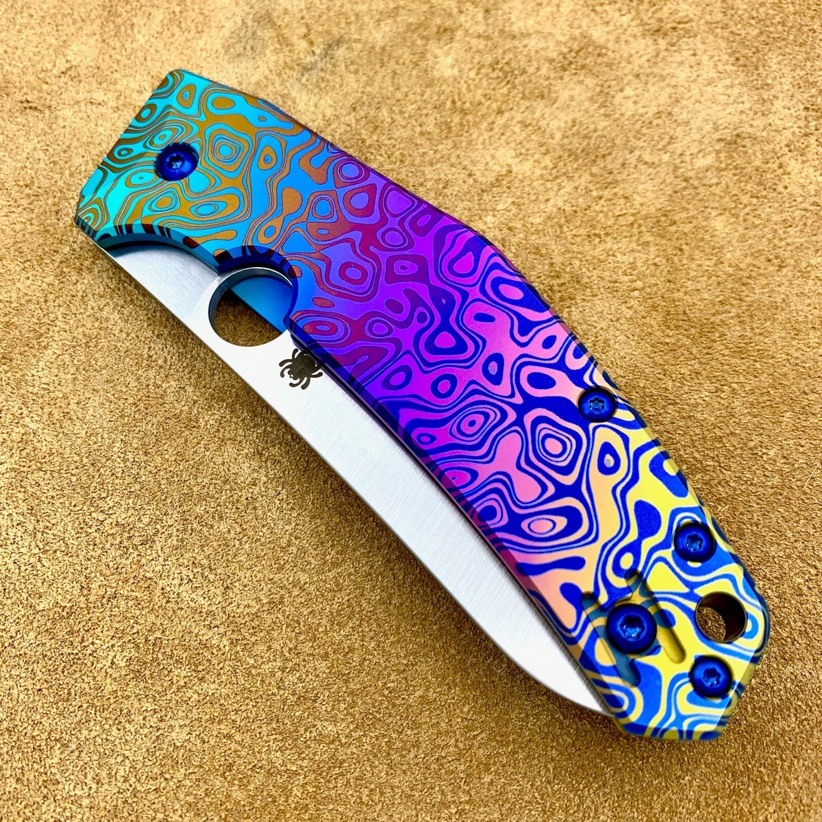 Spyderco C211TIP SpydieChef ~ Marcin Slysz Plain Edge Knife Dfade