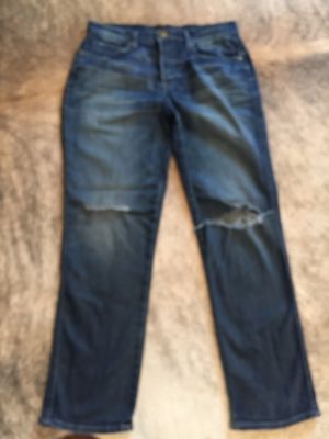 GENETIC Denim Medium Wash Ripped Knee The Mason Ex-Boyfriend Jean SZ XS