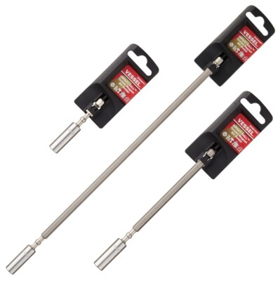 Vessel Magnetic 1/4'' Bit Holder Extension Set 12'' 6'' 2.5'' Impact Ready JAPAN