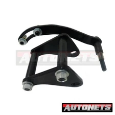 SBC Black Power Steering Pump Mounting Bracket SWP LWP Saginaw GM Chevy 350