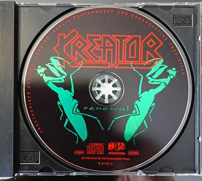 Kreator ‎– Renewal [ CD, Album, Germany, 1992, Mint, Thrash