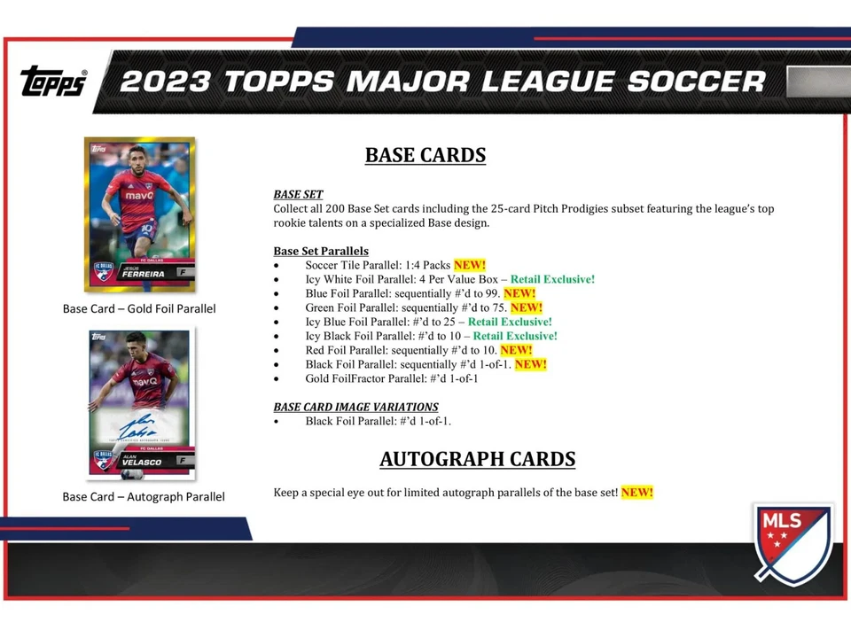 2023 Topps MLS Major League Soccer 11-Pack Blaster Box 6 Cards Per Pack Sealed - Image 4 of 4