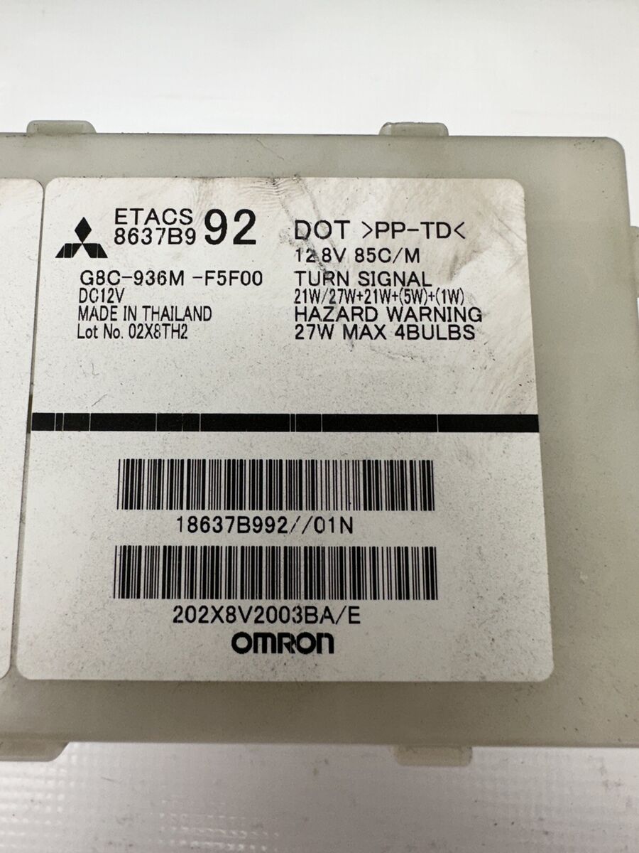 OEM 2017-2020 Mitsubishi Mirage & G4 Anti Theft Fuse Box OEM 2017-2020 Mitsubishi Mirage & G4 Anti Theft Fuse Box