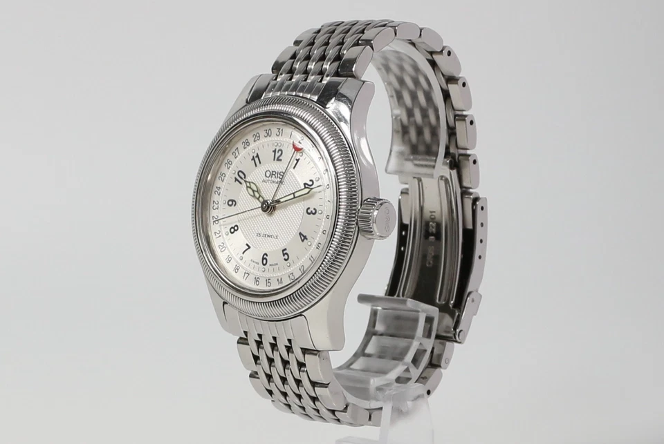 [Near MINT] ORIS Big Crown Pointer Date 7503 44mm Silver Automatic Men's Watch - Image 4 of 4